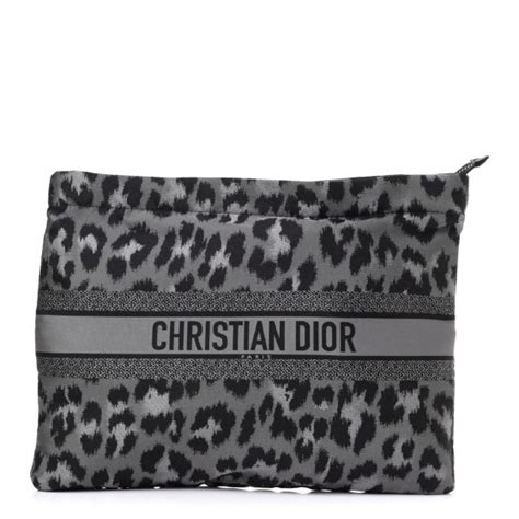 dior travel zipped pouch